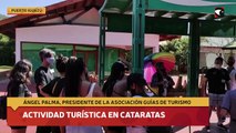 Actividad turística en cataratas