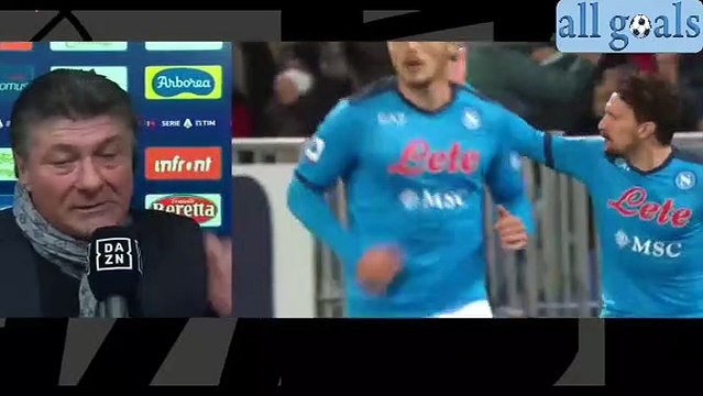 Cagliari-Napoli 1-1 21/2/22 intervista post-partita Walter Mazzarri
