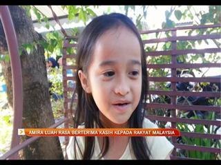 Amira luah rasa berterima kasih kepada rakyat Malaysia