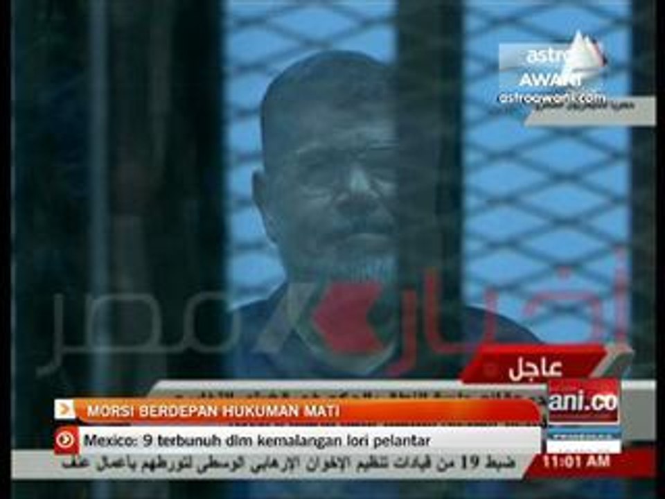 Mohamed Morsi berdepan hukuman mati