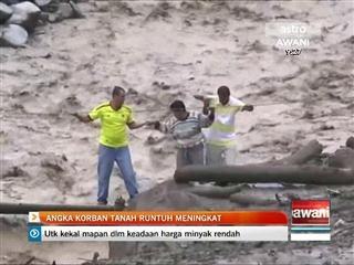 Angka korban tanah runtuh meningkat