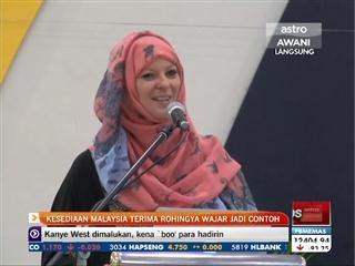 Kesedian Malaysia terima Rohingya wajar jadi contoh