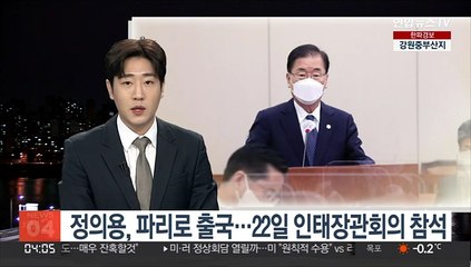 정의용, 파리로 출국…22일 인태장관회의 참석