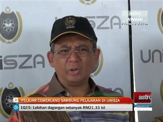 Pelajar cemerlang sambung pelajaran di Unisza
