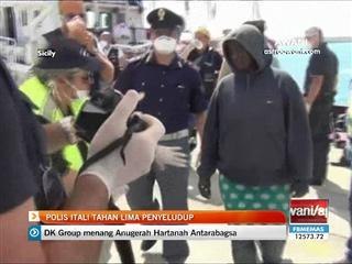 Polis Itali tahan lima penyeludup