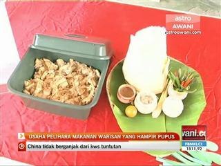 Usaha pelihara makanan warisan yang hampir pupus
