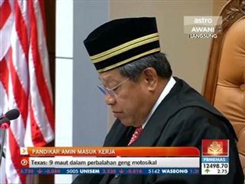Pandikar Amin Mulia mula tugas sidang Dewan Rakyat