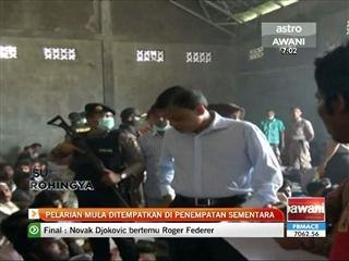 Pelarian mula ditempatkan di penempatan sementara