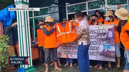 Pemuda Pasar Diajak Ikut Berperan Jaga Keamanan Ketertiban dan Protokol Kesehatan di Sentra Antasari
