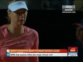 Maria Sharapova mara pusingan separuh akhir