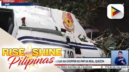 1 patay, 2 sugatan sa bumagsak na Airbus H125 ng PNP sa Real, Quezon