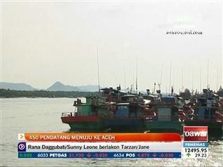 450 pendatang menuju ke Acheh