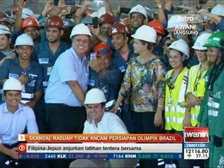 Skandal rasuah tidak ancam persiapan Olimpik Brazil