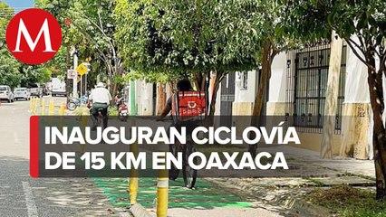 Inauguran 'Bici ruta' en Oaxaca