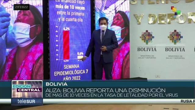 Bolivia registra disminución de contagios por Covid-19