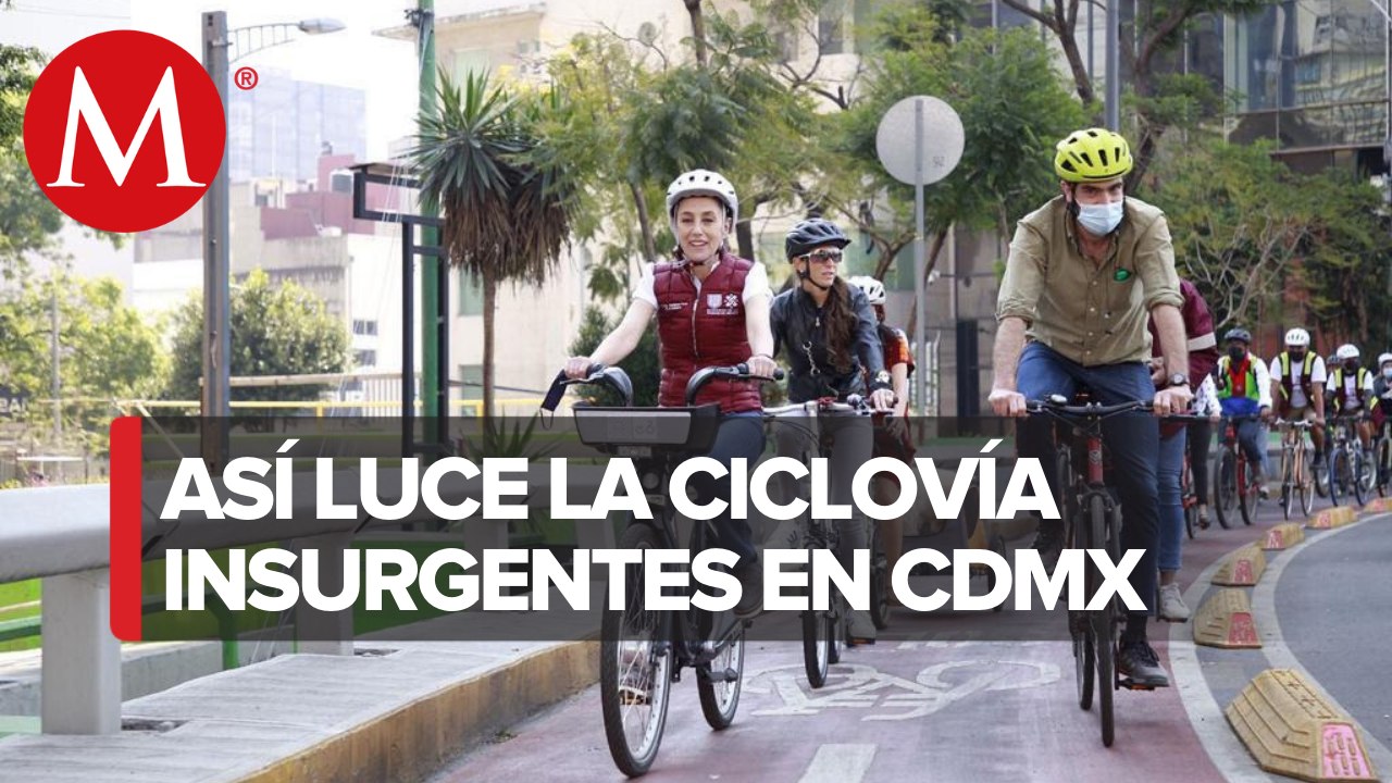 Ciclovía Insurgentes inicia operaciones, recorre 28.5 km