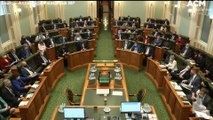 Queensland to ease mask requirements and density limits as state records five more COVID-19 deaths - Annastacia Palaszczuk Parliament Clip | February 22, 2022 | ACM