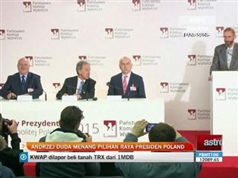 Andrzej Duda menang pilihan raya Presiden Poland