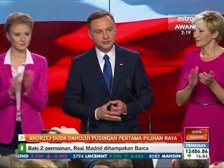 Andrzej Duda dahului pusingan pertama pilihan raya