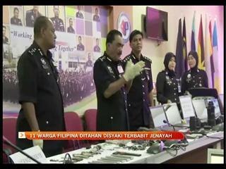 11 warga Filipina ditahan disyaki terbabit jenayah