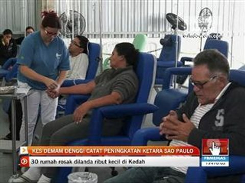 Kes denggi catat peningkatan ketara Sao Paulo