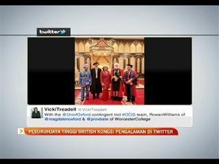 Pesuruhjaya Tinggi British kongsi pengalaman di Twitter