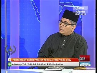 Wawancara Khas pertabalan Sultan Perak ke-35