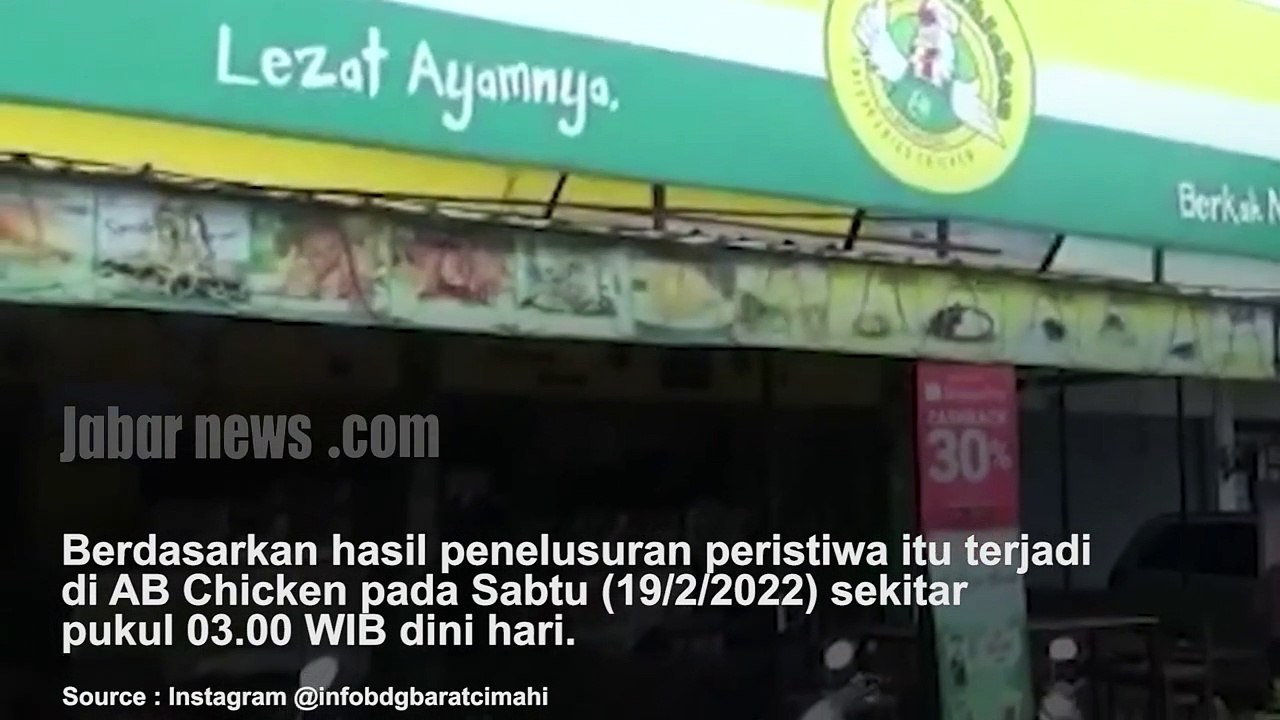 VIRAL!! SEKELOMPOK PEMUDA SERANG PENGUNJUNG KAFE DI BANDUNG BARAT TEREKAM CCTV
