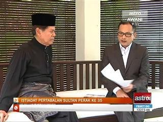 Istiadat Pertabalan Sultan Perak ke-35