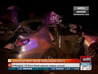 Jurusolek maut dalam kemalangan kereta