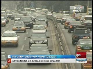 PMI China turun pada kadar terendah