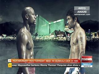 Pertarungan tinju terhebat abad ini bermula esok di HBO