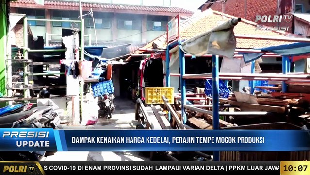 PRESISI Update 10.00 WIB Harga Kedelai Naik Produsen Tahu Tempe Menggelar Aksi Mogok