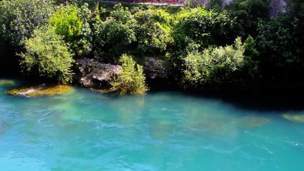 River Neretva on its path trough city of Mostar in Bosnia and Herzegovina.