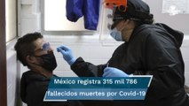 México reporta este lunes 98 muertes y 4 mil 832 contagios por Covid