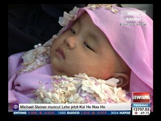 Pertama kali Fizz Fairuz dan Almy Nadia dedah wajah anak