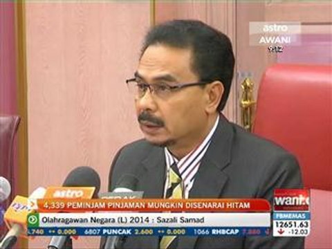 4,339 peminjam pinjaman bakal disenarai hitam