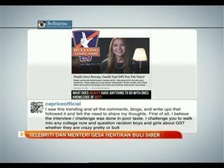 Selebriti dan menteri gesa hentikan buli siber