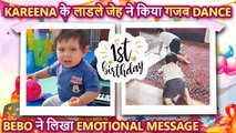 Kareena's Son Jeh's Cute Dance Video Viral, Writes HEART MELTING Post On His FIRST Birthday