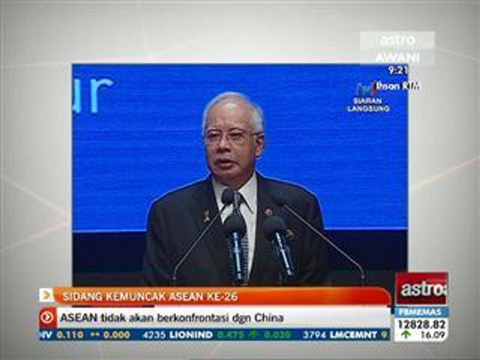 Ucapan penuh PM Najib di pembukaan Sidang kemuncak ASEAN ke- 26