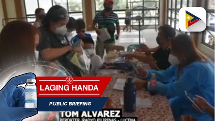 Vaccination for kids, adults, at teens, magkakasabay na umarangkada sa San Pablo City, Laguna; mga kwalipikadong residente, nabigyan ng booster shot