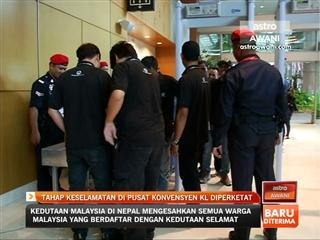 Tahap keselamatan di usat Konvensyen KL diperketat