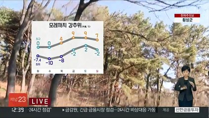 [날씨] 모레까지 강추위 계속…오후부터 서해안 '눈'