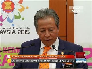 Kekang pengganas jadi fokus kemuncak Asean