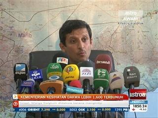 Kementerian Kesihatan dakwa lebih 1,600 terbunuh