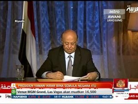 Presiden Yaman ikrar bina semula negara itu