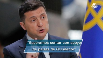 “No tenemos miedo”, responde presidente de Ucrania a Putin