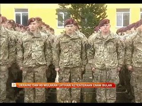 Ukraine dan AS mulakan latihan ketenteraan enam bulan
