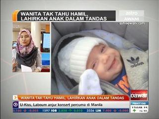 Wanita tak tahu hamil, lahirkan anak dalam tandas
