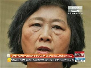Wartawan veteren dipenjara dedah dokumen rahsia